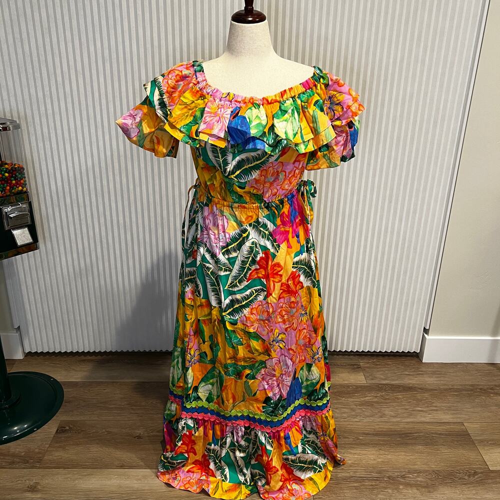 ALDEN ADAIR Women's Filsan Dress Size L In Santiago - Picture 4 of 12